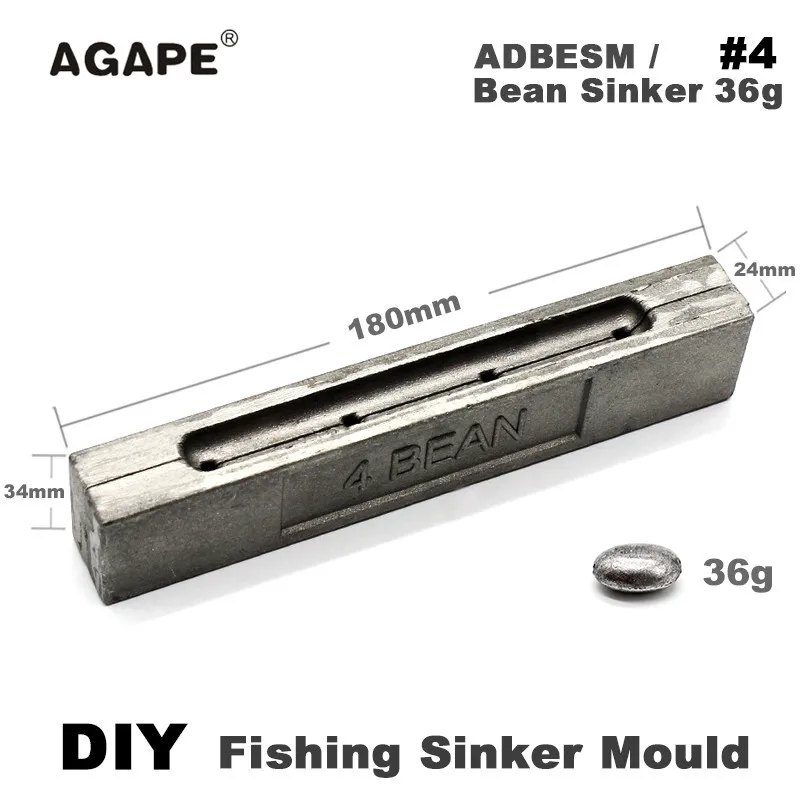 Грузила для рыбалки Agape DIY ADBESM/#4 грузила 36 г 4 полости|Рыболовные снасти| |