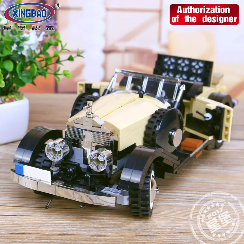 XingBao 03007 810 шт. Творческий блок MOC техника серии Rolls Royce Благородный Набор