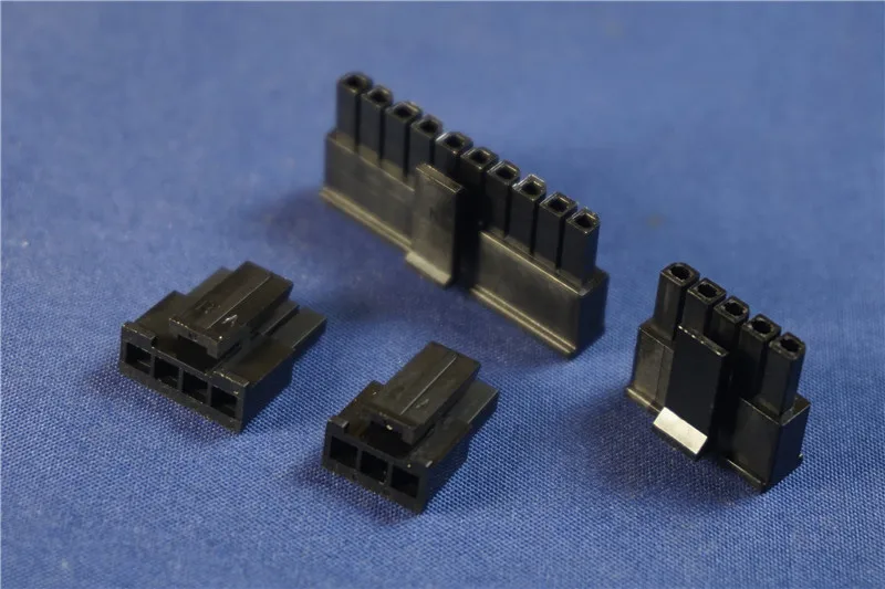 

1000pcs Micro-Fit Connector 3.0 mm receptacle Housing Single Row 2 3 4 5 6 7 8 Position Female Socket 0.118" Latch Lock 43645