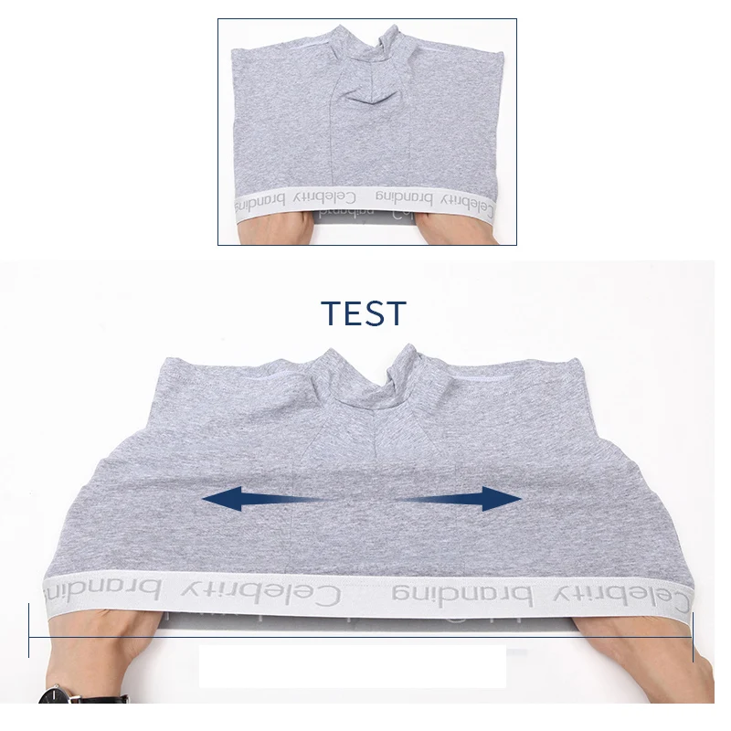 Мужские трусы-боксеры LANGSHA мягкие и удобные хлопковые трусы фирменное нижнее