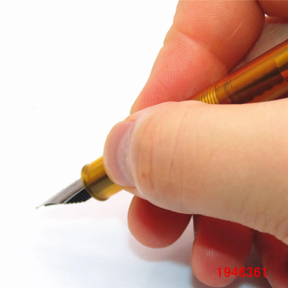 JINHAO 991 прозрачная перьевая ручка кофейного цвета новые студенческие Детские
