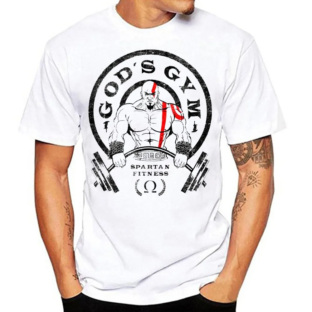 Мужская футболка с изображением Кратоса Бог войны игровая | одежда
