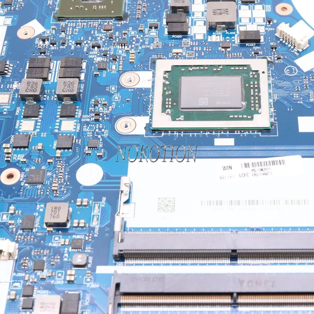 Материнская плата NOKOTION CE575 для ноутбука ThinkPad lenovo E575 15 6 дюйма NM A871 DDR4 Radeon R5