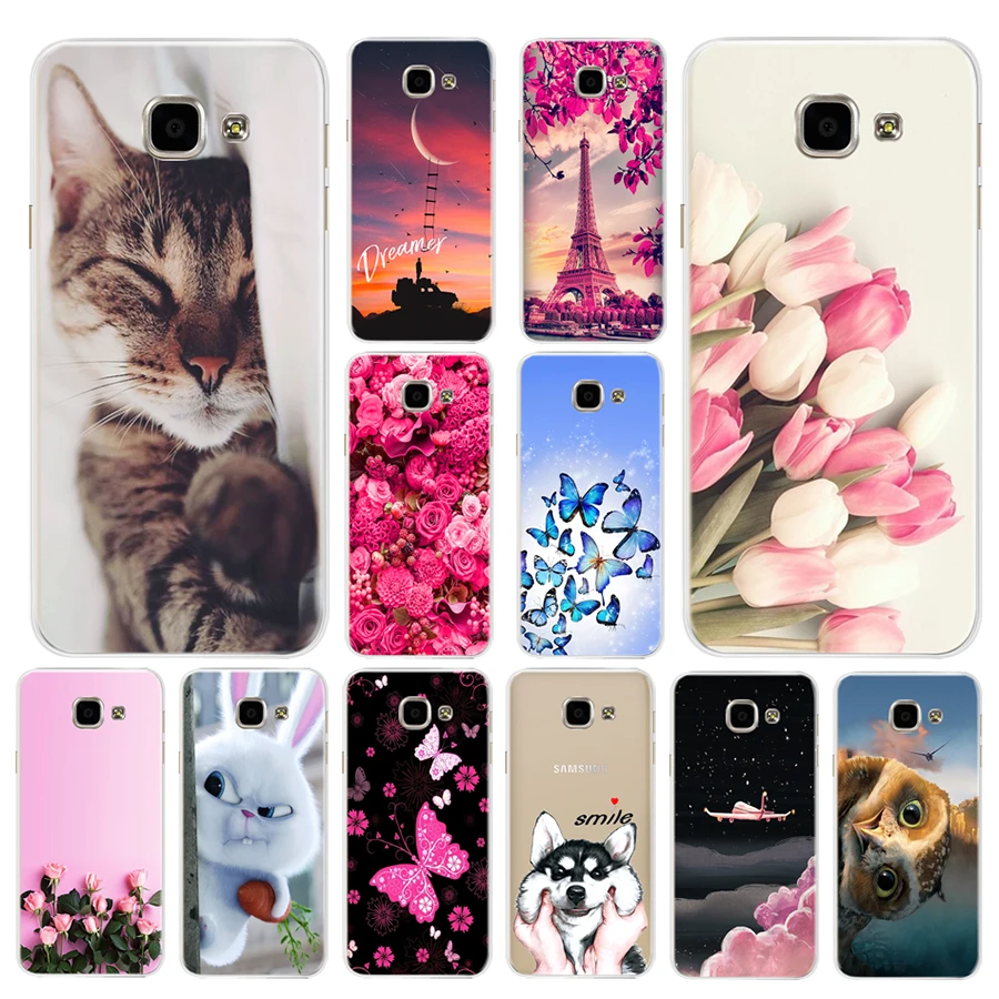 For Coque Samsung Galaxy A3 2017 A5 2016 Case Silicone Soft Luxury Protector Cover Phone |