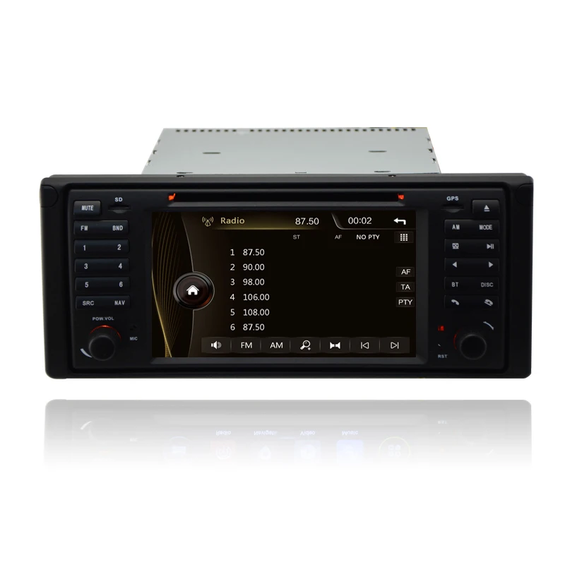 Автомобильный DVD стерео головное устройство UI 7 &quotдля BMW E39 X5 E53 с GPS Навигатором
