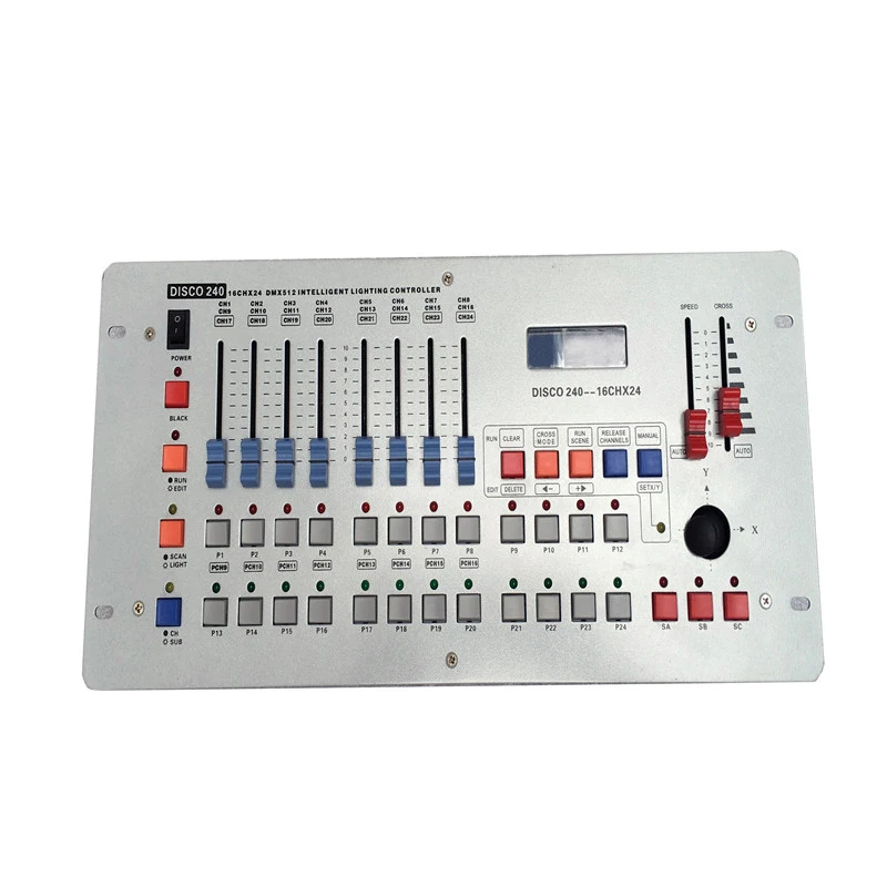 DMX Conlose 240A Международный стандарт DMX 384 контроллер для сценического освещения 512 DMX консоль DJ контроллер оборудование - Цвет: DMX Conlose 240A