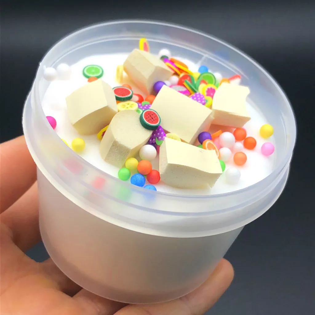 HIINST Slime игрушки для детей Детские красочные фрукты слизь снятие стресса игрушка