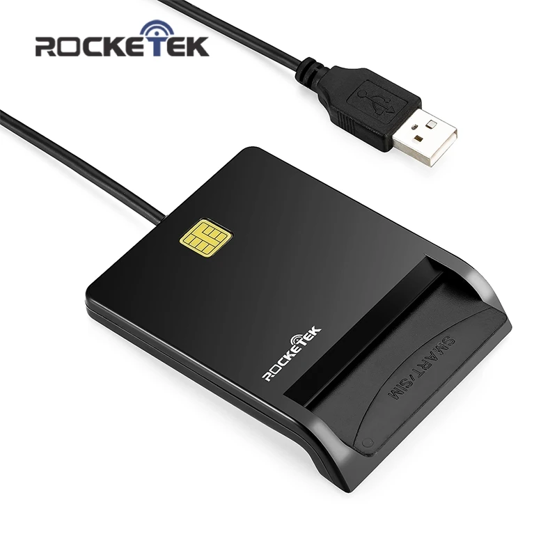 Rocketek USB 2 0 смарт кардридер CAC ID/банковская карта/sim карта cloner разъем адаптер ПК