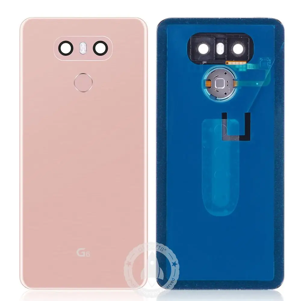 Задняя крышка для LG G6 H870 H871 H872 H873 LS993 на батарею черный белый золотой - Цвет: Rose