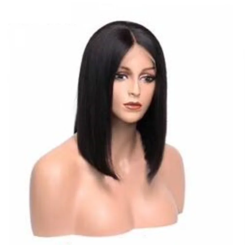 

Malaysian Remy hair 10" 12" 14" Bob wig lace front human hair wigs