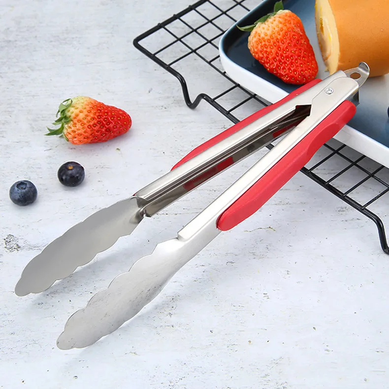 Бытовые кухонные гаджеты пищевой зажим из нержавеющей стали барбекю фуршетные