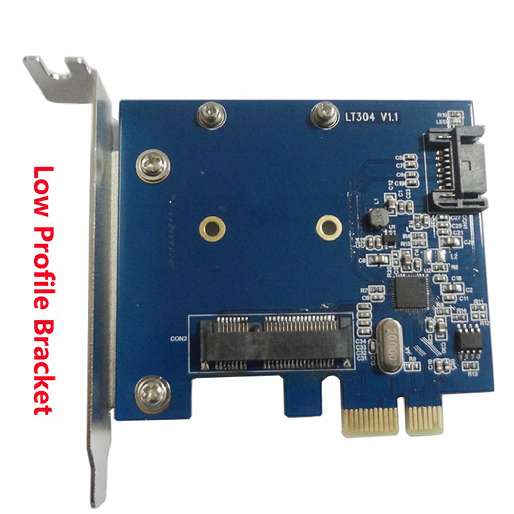 Настольный встроенный SATA 6 Гбит/с mSATA Combo удлинитель адаптер PCIe PCI e express 1x к SATA3.0 Mini