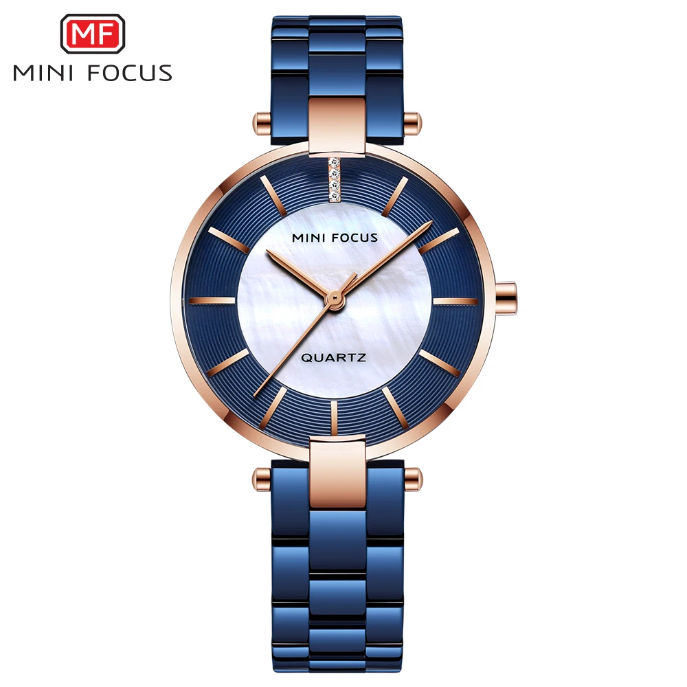 MINIFOCUS женские часы Топ бренд класса люкс модные кварцевые наручные девушка Relogio