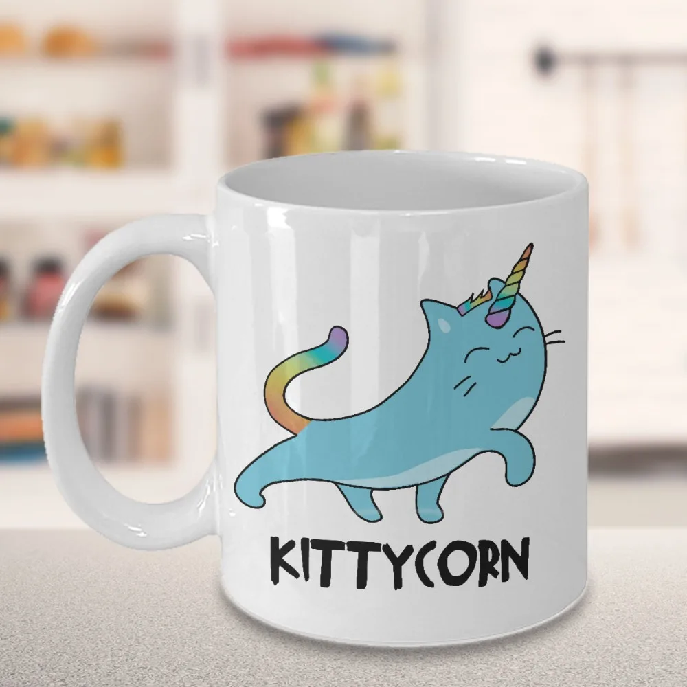 Кошка кружка Единорог Кружка Керамическая Чай Mugen Главная Наклейка молоко вино