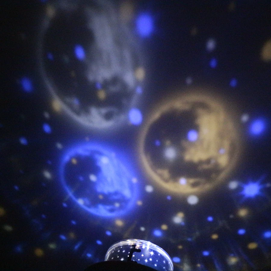 Звездное небо Звездный проектор светодиодный светильник луна ночник