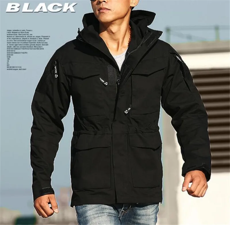 Тренчкот M65 мужской тактический ветровка Боевая форма длинный тренчкот