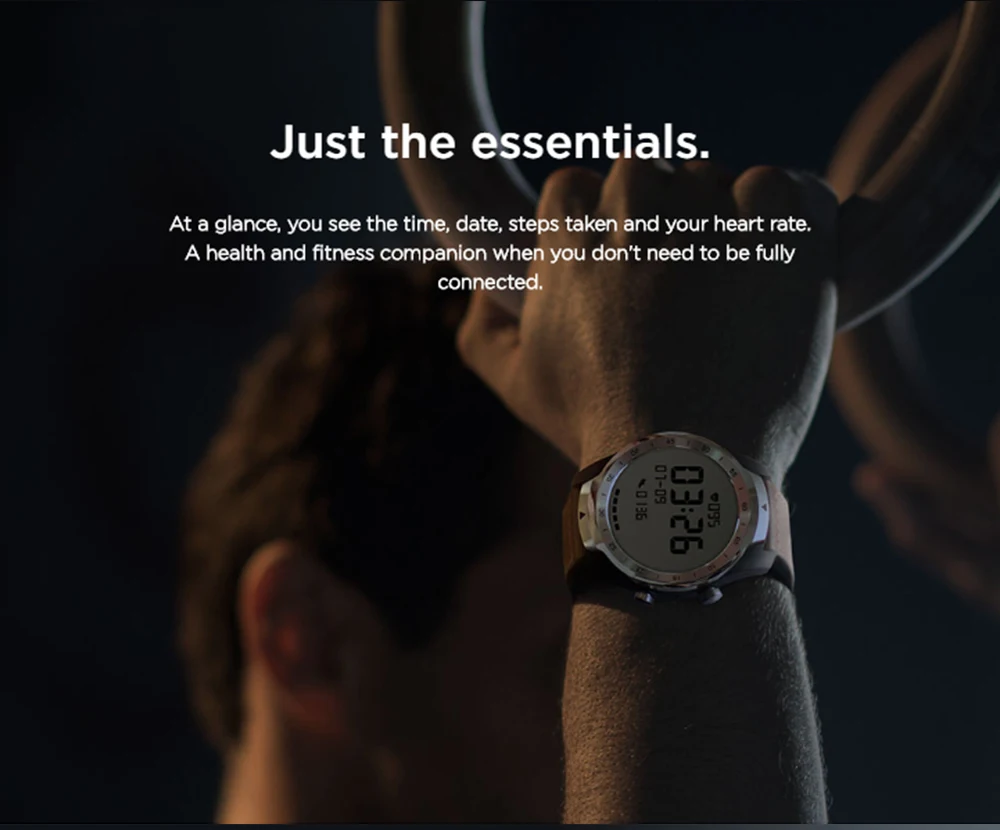 Смарт-часы Ticwatch Pro, Bluetooth, IP68, многослойный дисплей, Поддержка NFC платежей/Google Assistant, одежда OS от Google, 415 мАч, часы