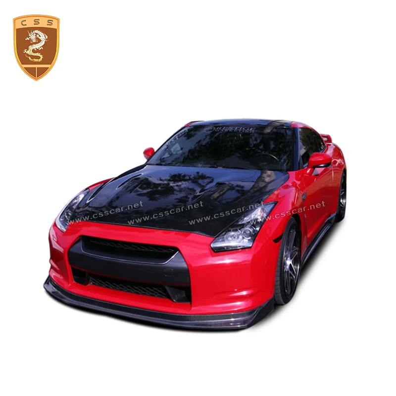 Крышка капота из углеродного волокна комплект для кузова автомобиля Oem стиль R35 GT