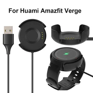 Смарт-часы с ремешком SIKAI для Amazfit Verge, сменные USB зарядные устройства, зарядный док-кабель для Huami Amazfit Verge Smartwatch