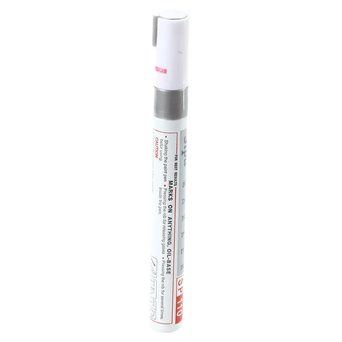 Sipa SP-110 фломастер с наконечником, Перманентный зарегистрированный маркер для шин, авто мотоцикл - Цвет: Серебристый