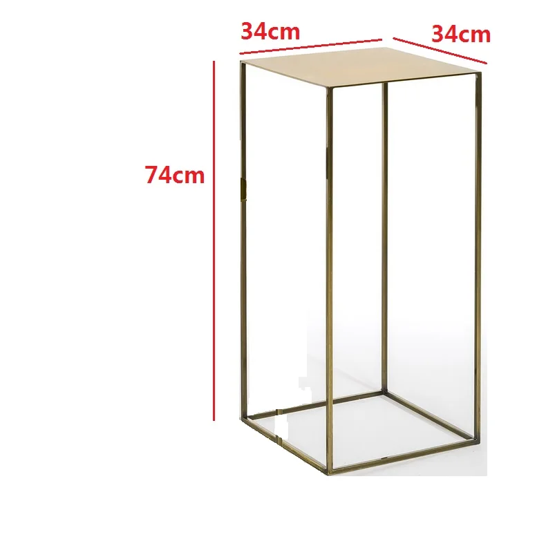 Gold large size Подвесной светильник для журнального столика из кованого железа в скандинавском стиле, роскошный угловой столик, креативный столик, простой современный столик для гостиной, диван, столик, высокий стеллаж - Цвет: Gold large size