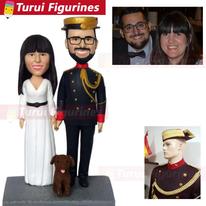 

3D Sculpture From a Photo custom bobblehead figurines head statue statuette from pictures wedding couple statue made from photos