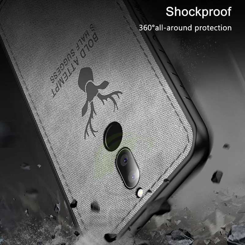 Keajor чехол для Huawei Mate 10 lite Funda классическая ткань ТПУ силиконовый бампер задняя