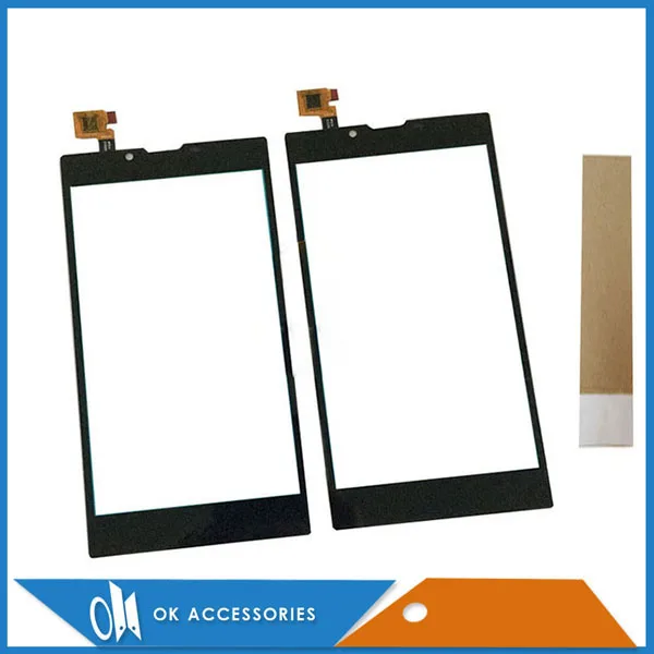 

High Quality For Archos 55 platinum Touch Screen Digitizer Replacement Part Black Color With Tape