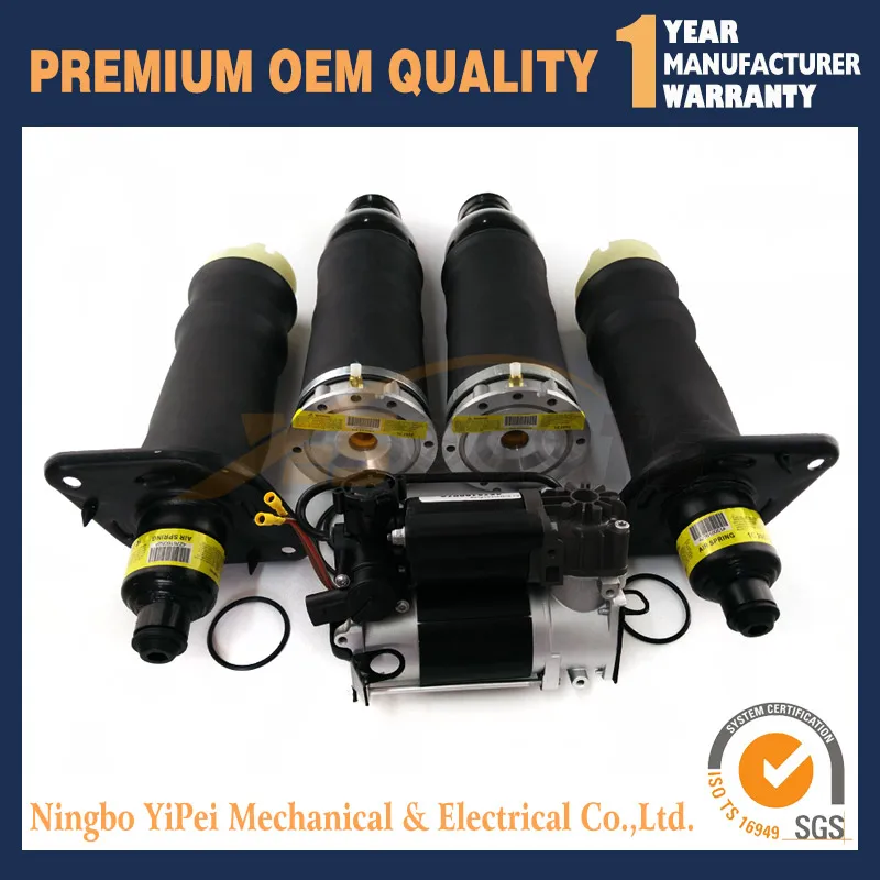 Компрессорный насос с воздушной подвеской в комплекте + Пневматическая Пружина 4