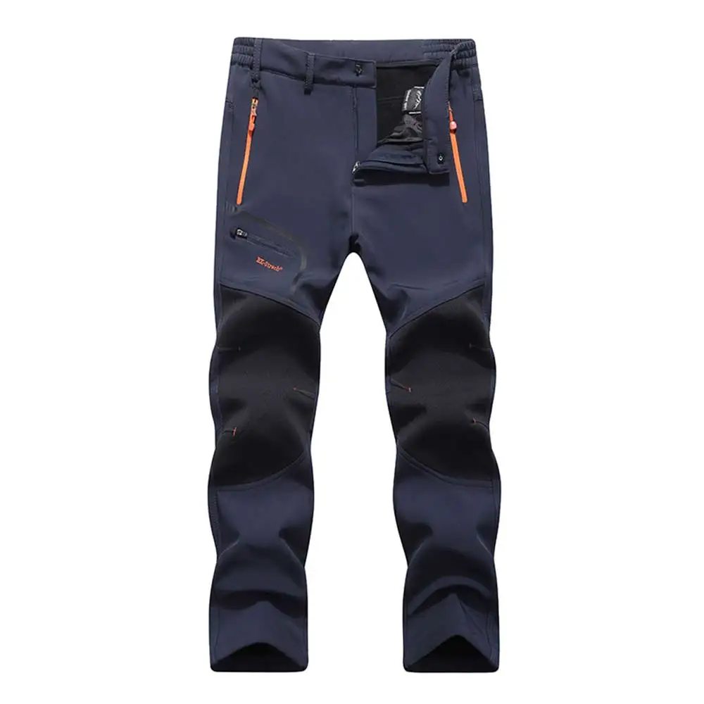 Dark Blue(Men) Новые мужские и женские Походные штаны, штаны для отдыха походы в дождь Кемпинг Рыбалка Сверхлегкие Водонепроницаемые спортивные брюки горячие быстросохнущие флисовые брюки - Цвет: Dark Blue(Men)