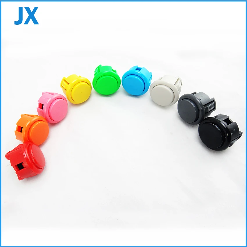 12 шт. 30 мм аркадная Кнопка высокого качества Прочный многоадресный MAME Jamma Game
