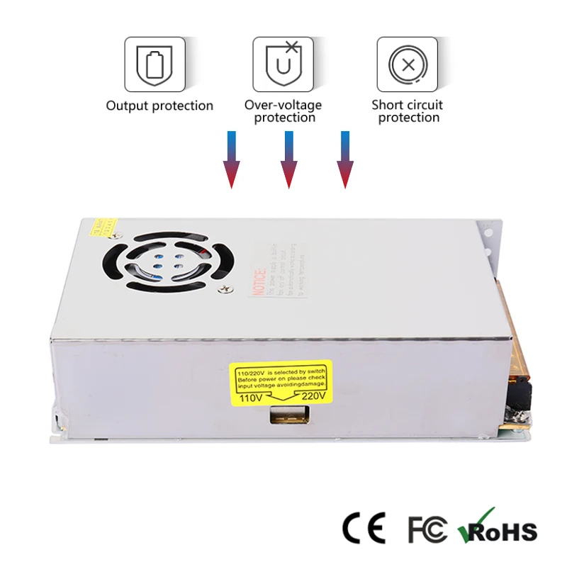 Светодиодный источник питания Adpter выход 20A 240 Вт 12VDC светодиодный трансформатор