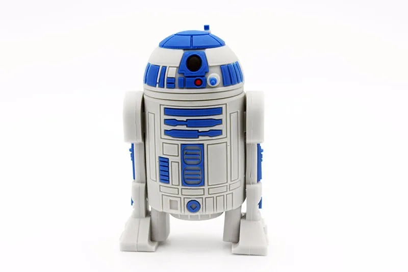 SHANDIAN мультфильм Звездные войны флеш-накопитель R2D2 Флешка Дарт Вейдер 4 ГБ 8 ГБ 16 ГБ 32 ГБ 64 Гб usb флеш-накопитель флеш-карта памяти U диск