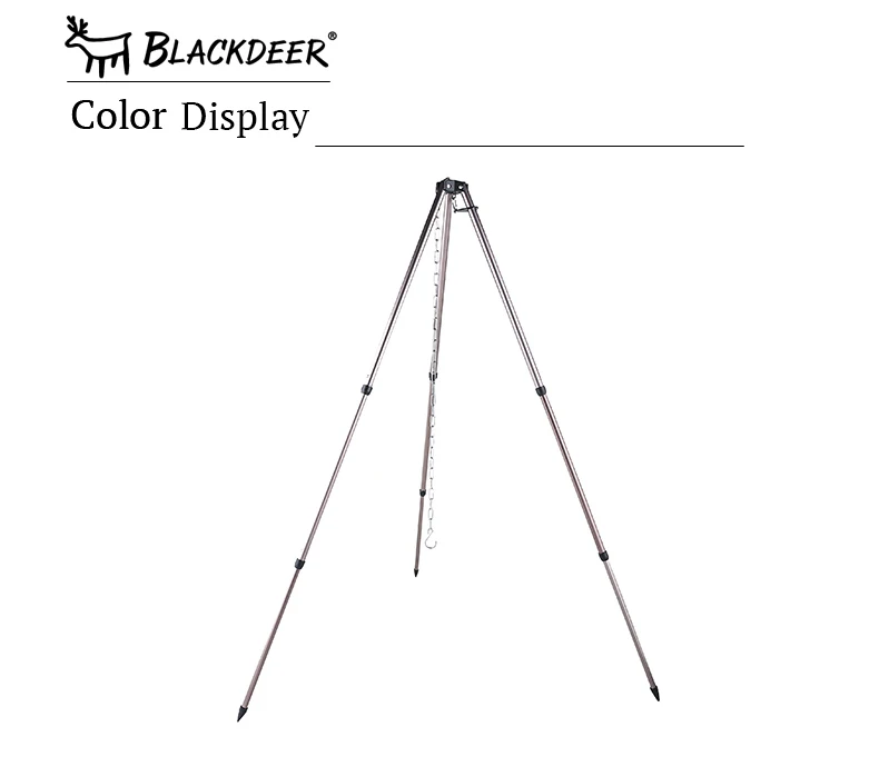 BLACKDEER Штатив для приготовления пищи для кемпинга оборудование для пикника с сумкой для хранения стойка для приготовления пищи для пеших прогулок Пикник поварской кастрюли