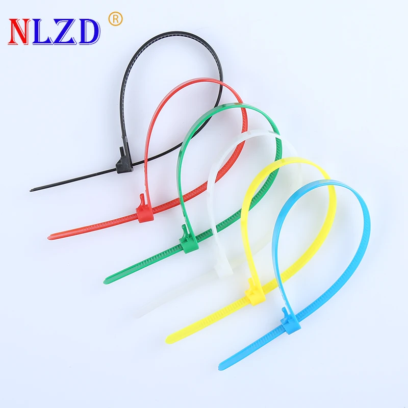 Recycle нейлоновые ленты для кабеля пластиковые 150 мм 100 шт. многоразовый органайзер