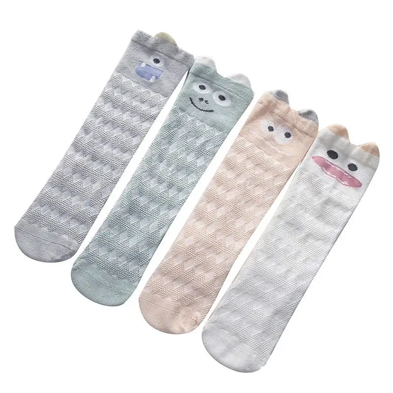 Wecute/носки для новорожденных летние ультратонкие Детские гольфы для мальчиков и девочек, детские носки с героями мультфильмов, противомоскитные