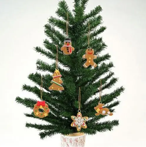 6 шт. набор Мягкая Керамика Снежинка человек и дом т. Д. Пряники Рождественская