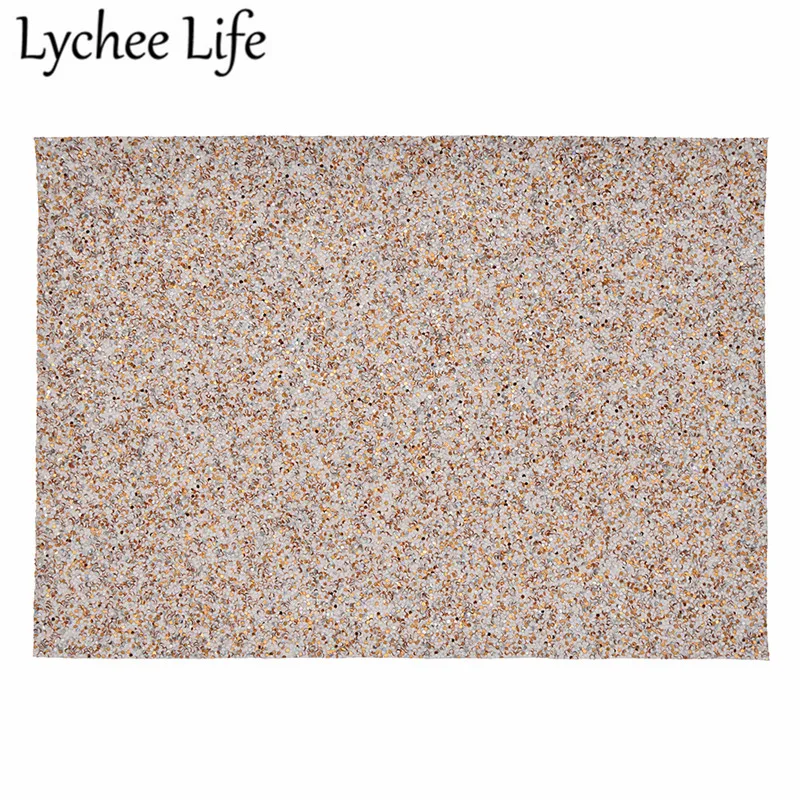 Lychee Life A5 плотная блестящая искусственная кожа ткань красочные 21x15 см искусственная ткань DIY ручной работы швейная одежда аксессуары