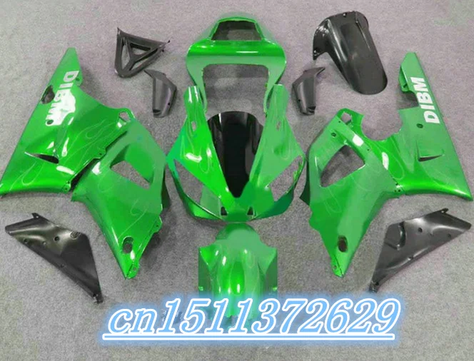 

Обтекатель из АБС-пластика подходит для YZF1000 R1 2000-2001 YZF 1000R1 00-01 2000 2001 для зеленого и черного цвета