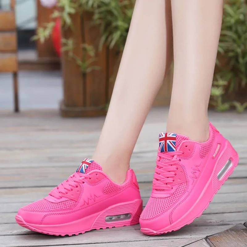 VTOTA/белые кроссовки на платформе; повседневная обувь на танкетке; tenis feminino; женская обувь; Basket Femme; кроссовки на массивном каблуке; женские кроссовки