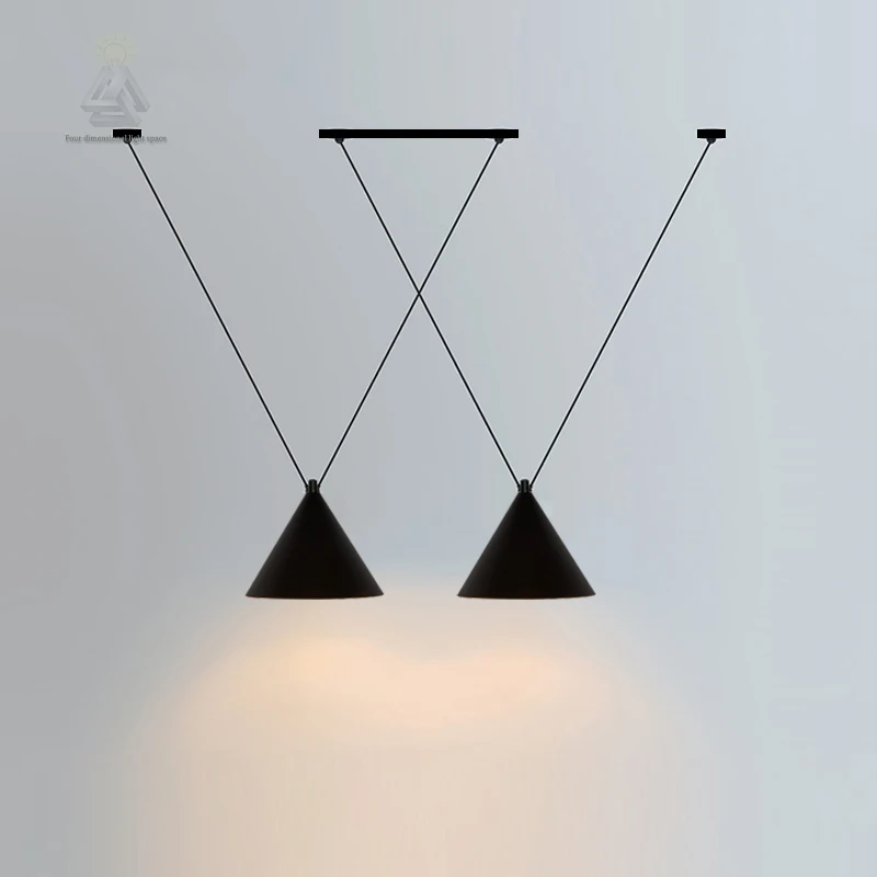 Скандинавский дизайнер креативная линия Подвесная лампа для гостиной спальни