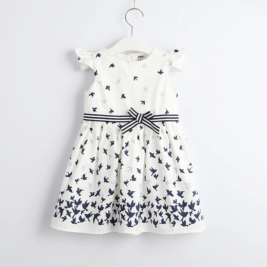 Летнее хлопковое платье принцессы для маленьких девочек оптовая продажа детских