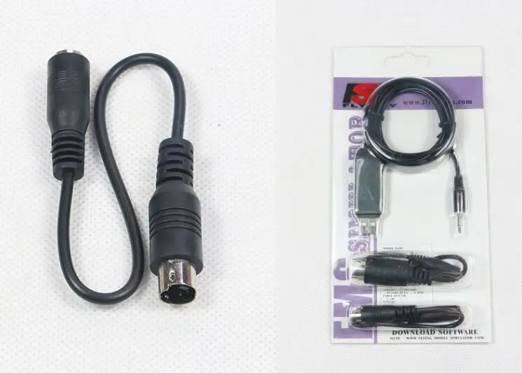 Flysky FS SM100 RC USB симулятор полета с FMS кабелем контроллер вертолета 2 4G|Детали и