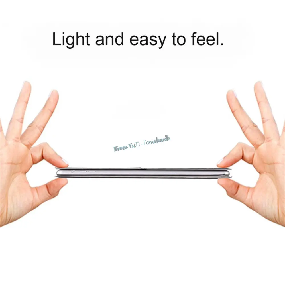 Ультратонкий беспроводной Bluetooth клавиатура из искусственной кожи чехол для iPad Pro 12,9 дюйма 12," планшет с кронштейном защитный