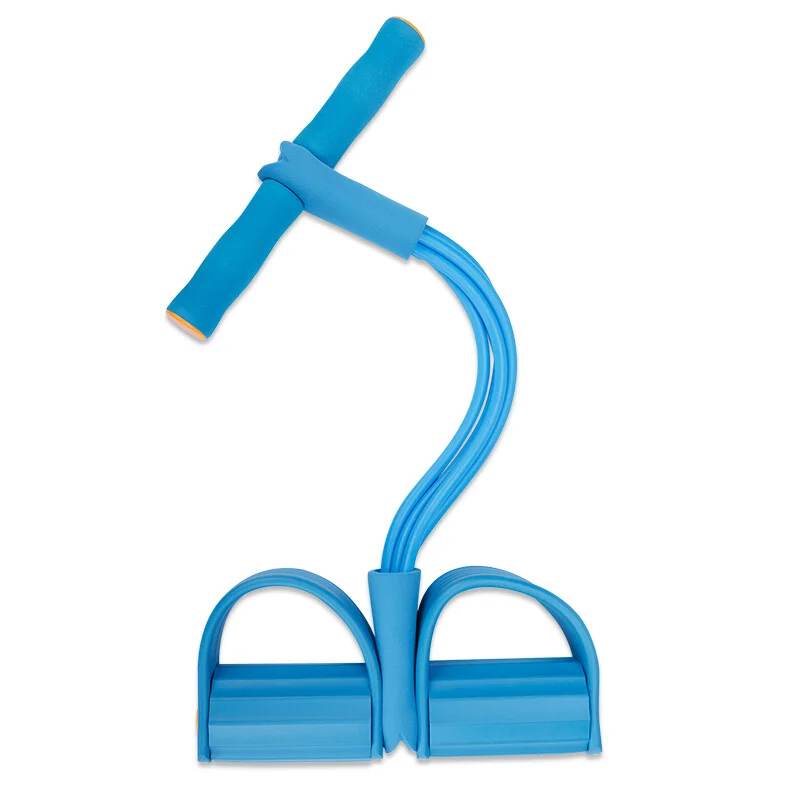 4 трубки резистивные ленты латексный тренажер для педалей ног тела йоги