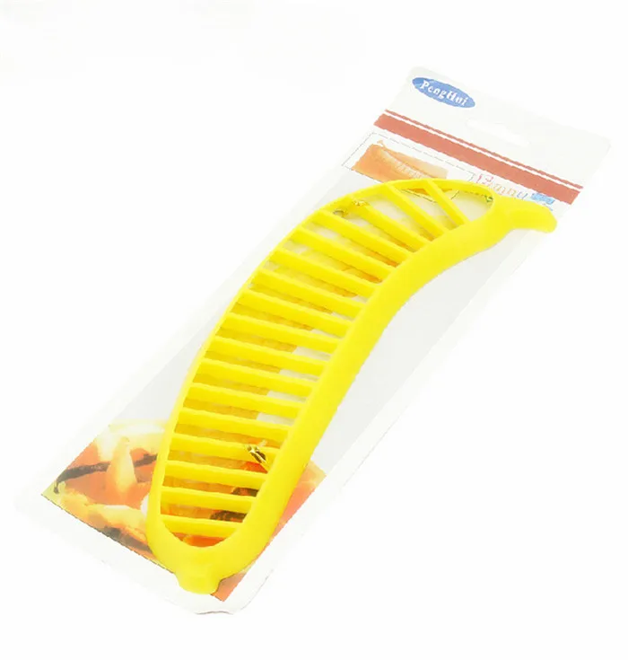 1 шт. слайсер измельчитель бананов Резак Пластиковый банановый салат инструмент