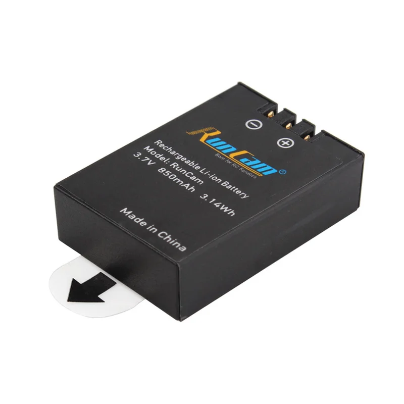 RUNCAM Runcam 2 3S 3 7 в 850 мАч Втч литий-ионная батарея стандартная для FPV гоночного дрона |
