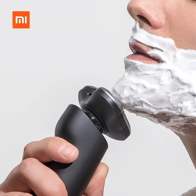 Xiaomi Mijia 360 градусов поплавок для бритья электробритва 3D плавающая три бритвенная
