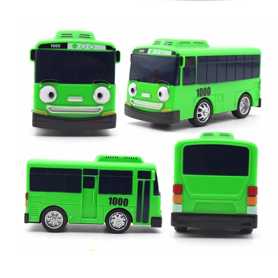 4 шт./компл. макет тайо маленький автобус дети миниатюрный пластиковые ребенка