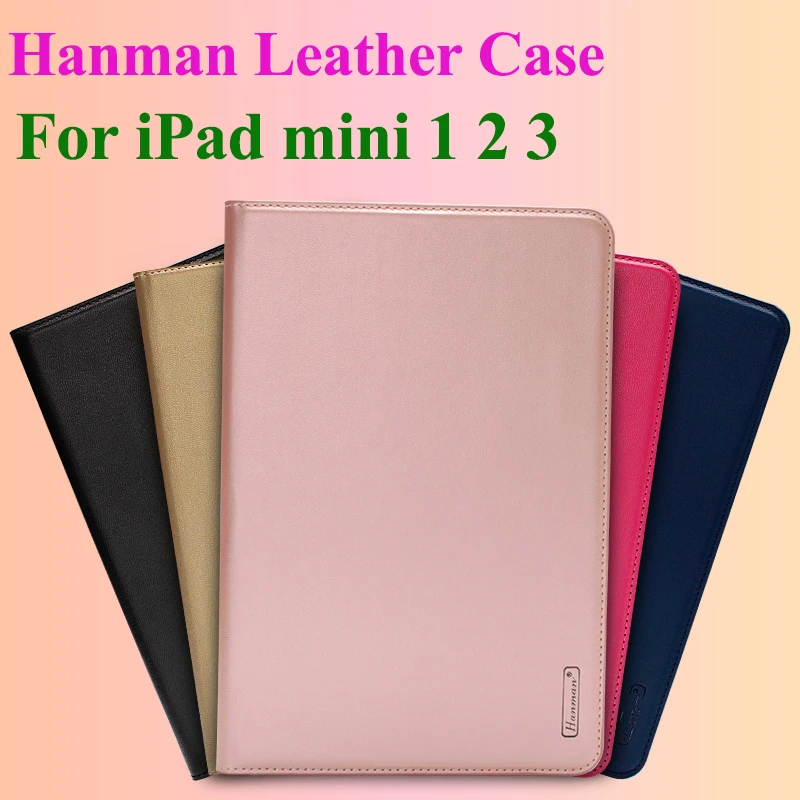 

Чехол-книжка Hanman из натуральной кожи для iPad mini 1 2 3